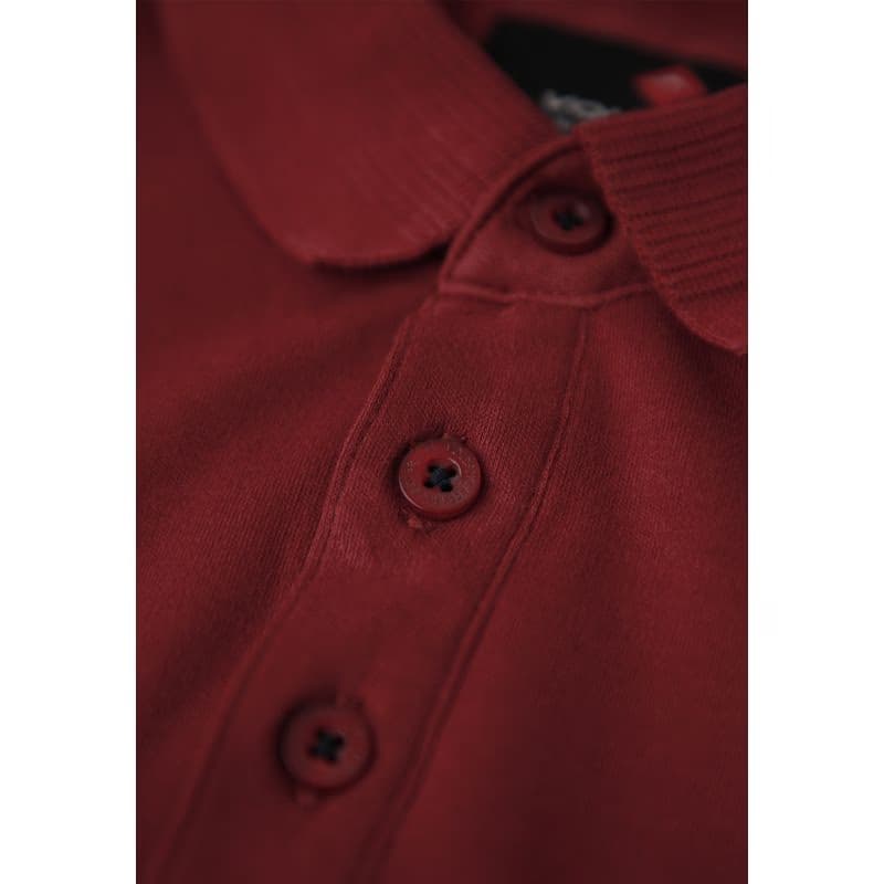 Pánske polo tričko s krátkym rukávom VOLCANO VOLVI-403-BURGUNDY 5