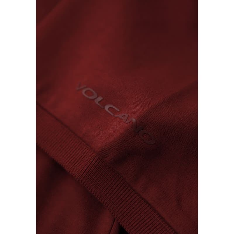 Pánske polo tričko s krátkym rukávom VOLCANO VOLVI-403-BURGUNDY 6