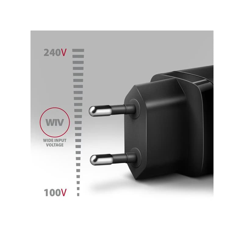 AXAGON ACU-PQ30, Sil nabíjačka do siete 30W, 2x port (USB-A + USB-C), PD3.0/PPS/QC4+/SFC/AFC/Apple, čierna 3