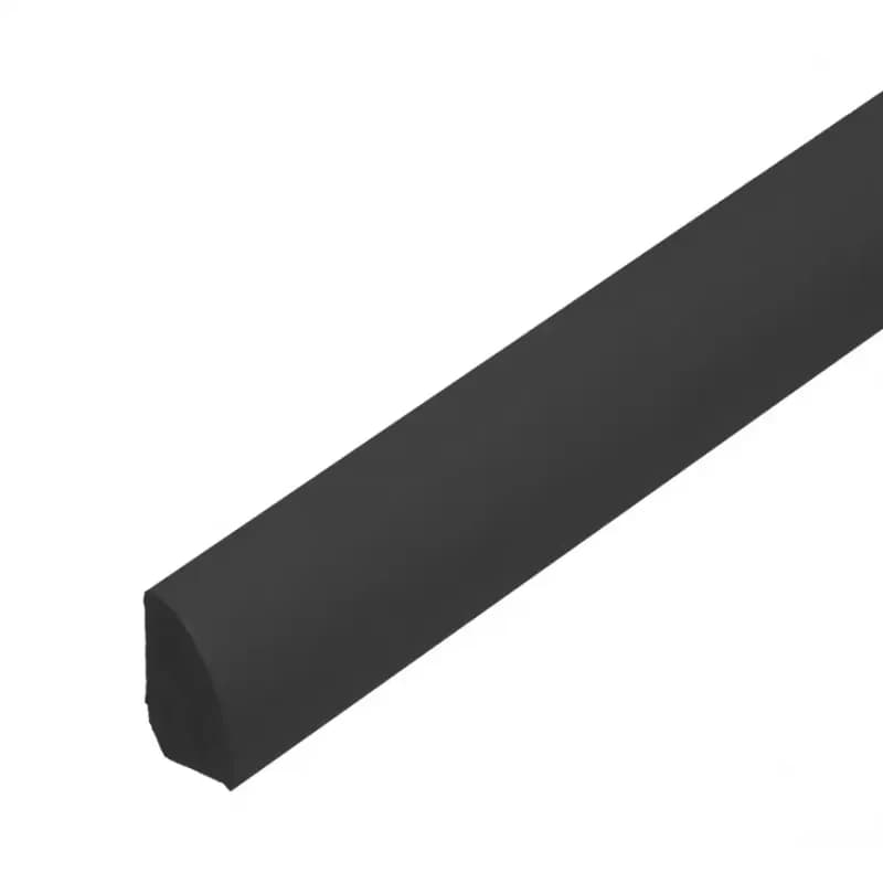 Lišta štvrťkruhová PVC 13x13x2500 čierny 1