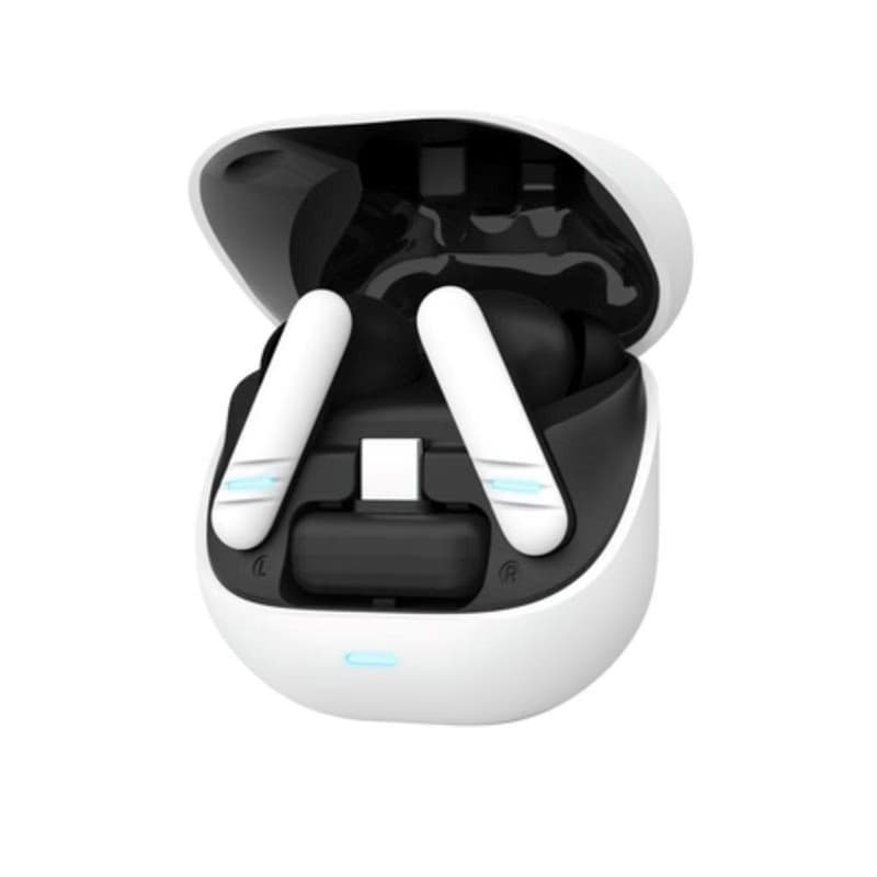TRUST slúchadlá GXT 409 Oxxie, špunty, Bluetooth, RF 2.4GHz, USB-C Prijímač, biela 2