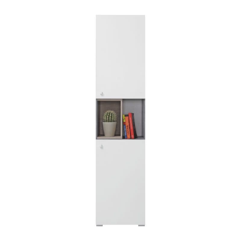 Meblar Regál SIGMA SI5 L/P Farba: biela/beton 2