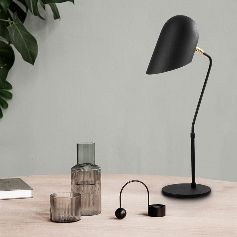 ASIR Stolná lampa KESIK čierna zlatá 1