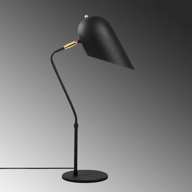 ASIR Stolná lampa KESIK čierna zlatá 2