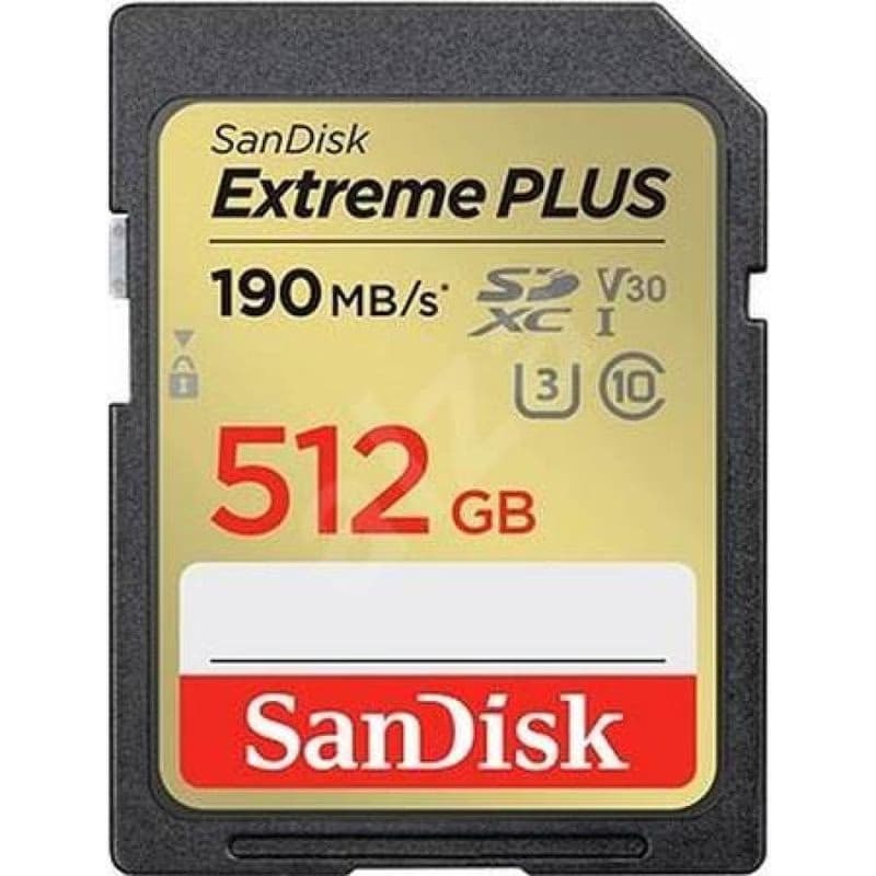 SanDisk SDXC karta 512GB Extreme PLUS (R 190 MB/s W130 MB/s Class 10, UHS-I U3 V30) 2