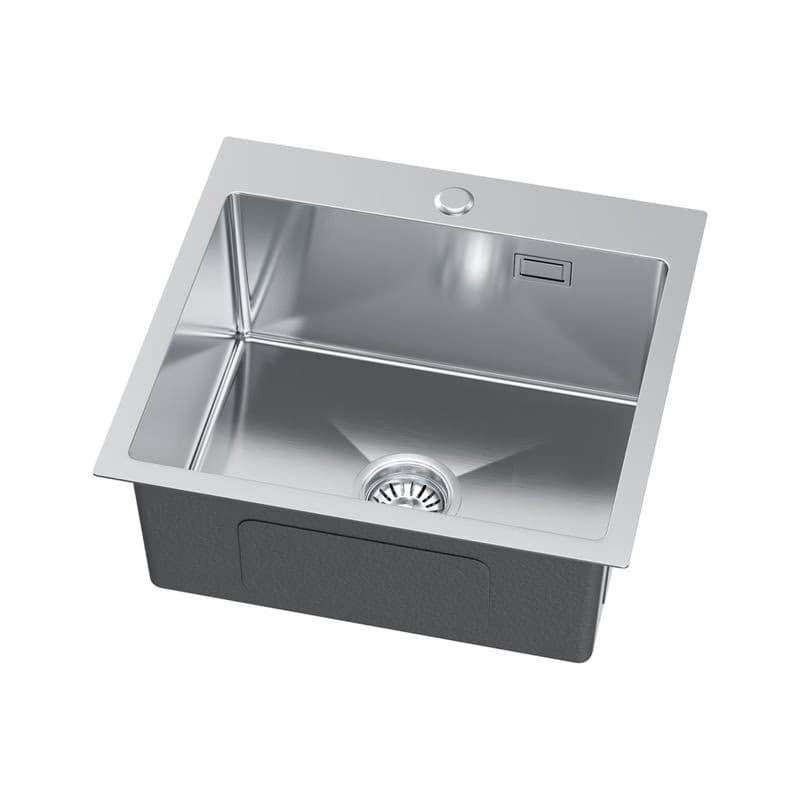 VELAZO Nerezový drez 48 x 45 cm s otvorom pre batériu, Velazo VELAZ4845 2
