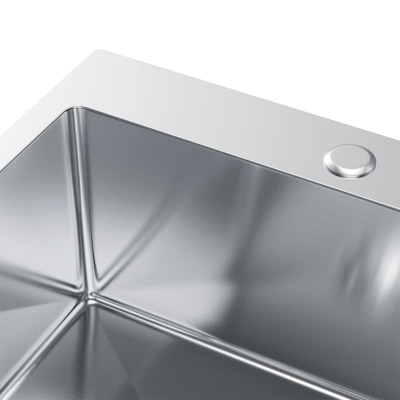 VELAZO Nerezový drez 48 x 45 cm s otvorom pre batériu, Velazo VELAZ4845 3