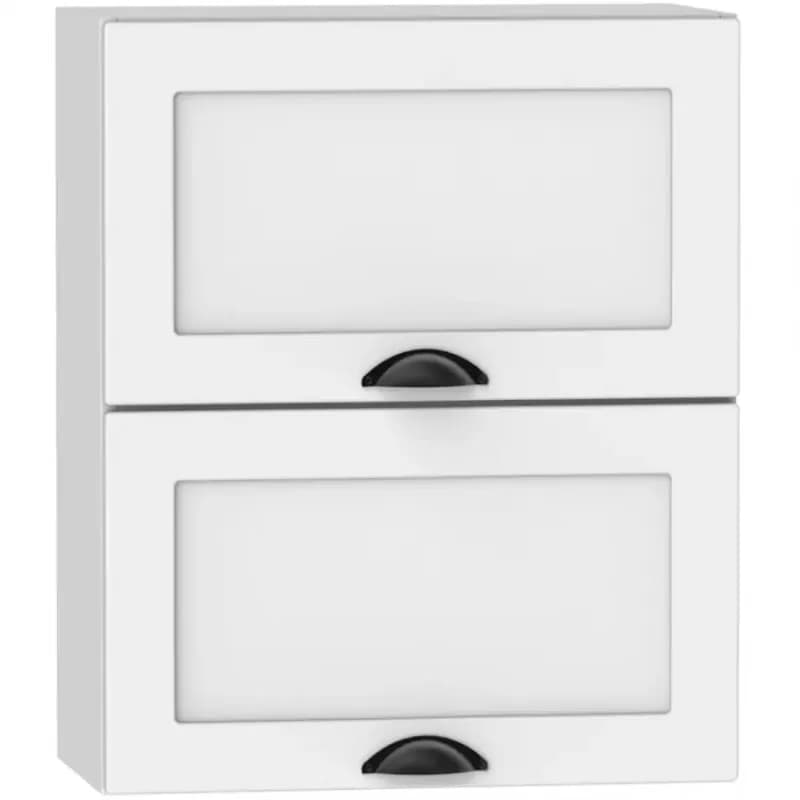 Kuchynská skrinka Adele W60grf/2 Biely hrášok/Biely 1