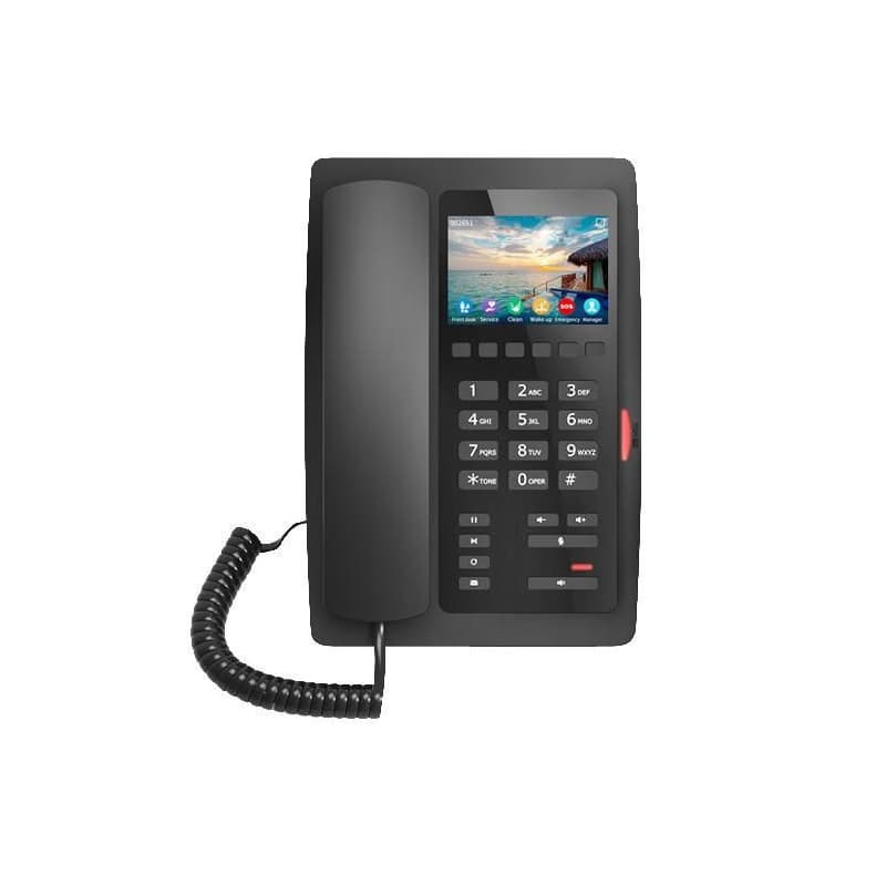 Fanvil H5W hotelový WiFi SIP telefón, 2SIP, 3,5" bar. displ., 6 progr. hr., USB, PoE