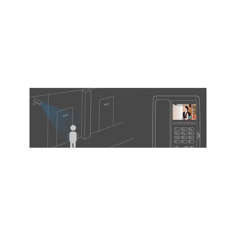 Fanvil H5W hotelový WiFi SIP telefón, 2SIP, 3,5" bar. displ., 6 progr. hr., USB, PoE 3