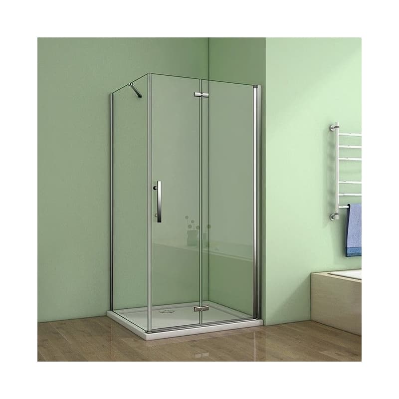 H K - Štvorcový sprchovací kút MELODY 90x90 cm sa zalamovacím dverami SE-MELODYB89090 1