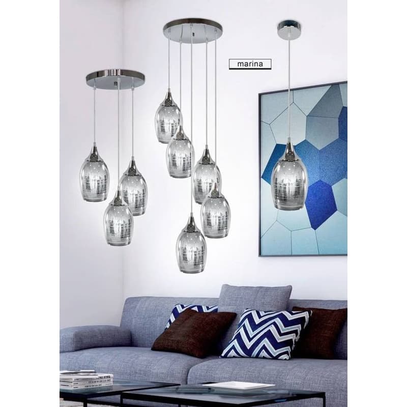 Závesná lampa MARINA 5xE27 Candellux 6