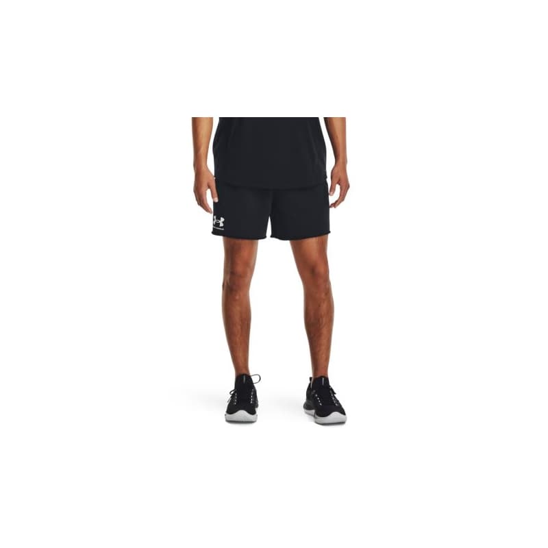 Pánske teplákové kraťasy UNDER ARMOUR UA Rival Terry 6in Short-BLK 1
