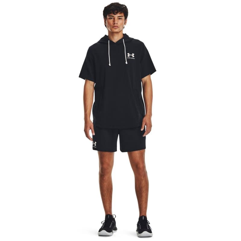 Pánske teplákové kraťasy UNDER ARMOUR UA Rival Terry 6in Short-BLK 3