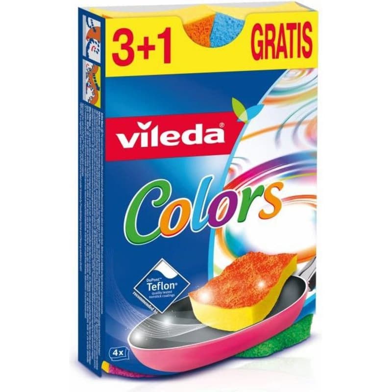 PUR ACTIVE COLORS HUBIČKA 3+1KS VILEDA 1