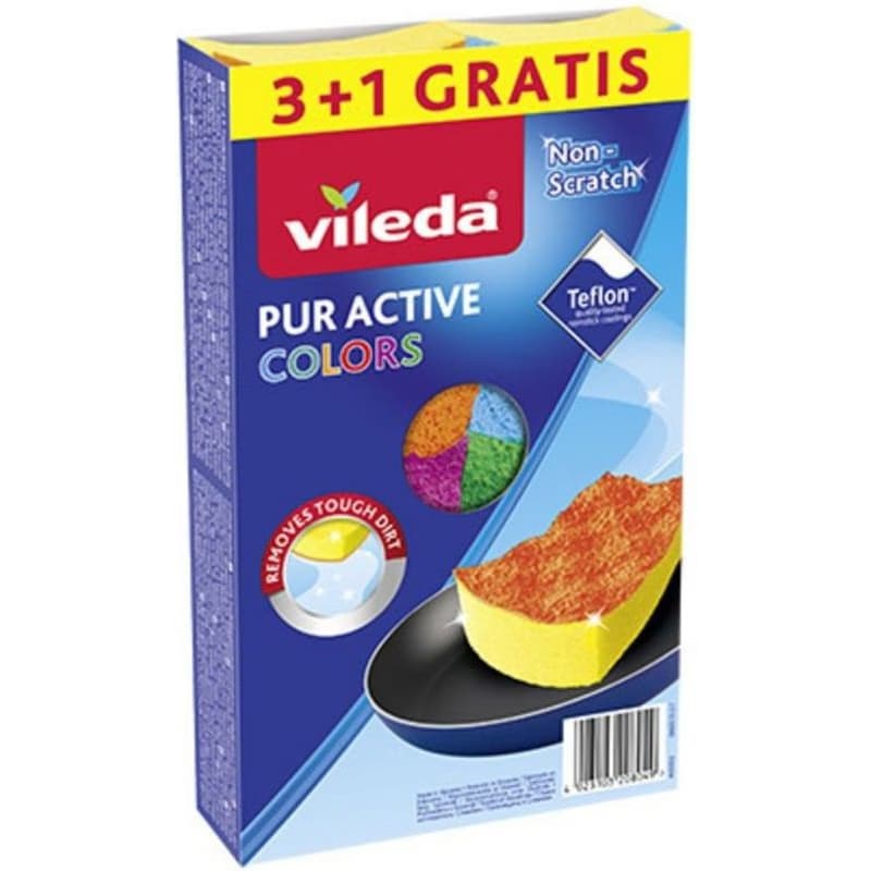 PUR ACTIVE COLORS HUBIČKA 3+1KS VILEDA 3