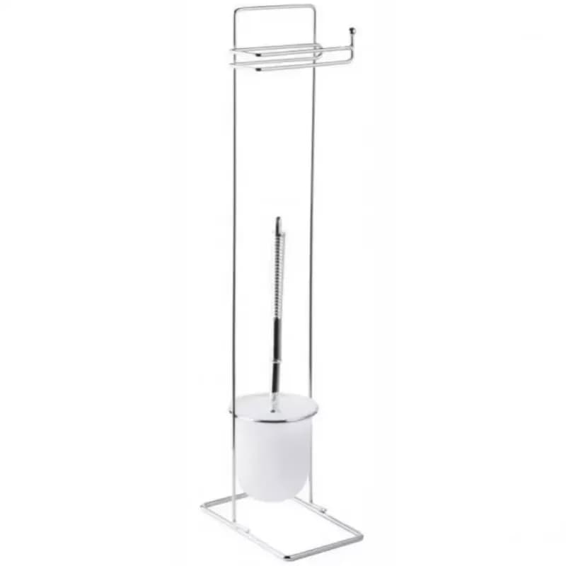 Stojan na WC kefu a toaletný papier Square 07559 Basic Bisk