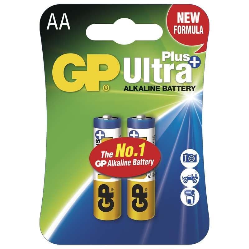 GP AA Ultra Plus, alkalická (LR6) - 2 ks 1