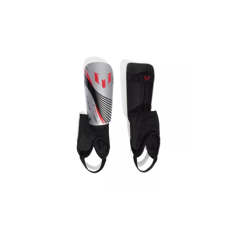 Futbalový chránič ADIDAS MESSI SG MTC J SILVMT LUCRED BLACK