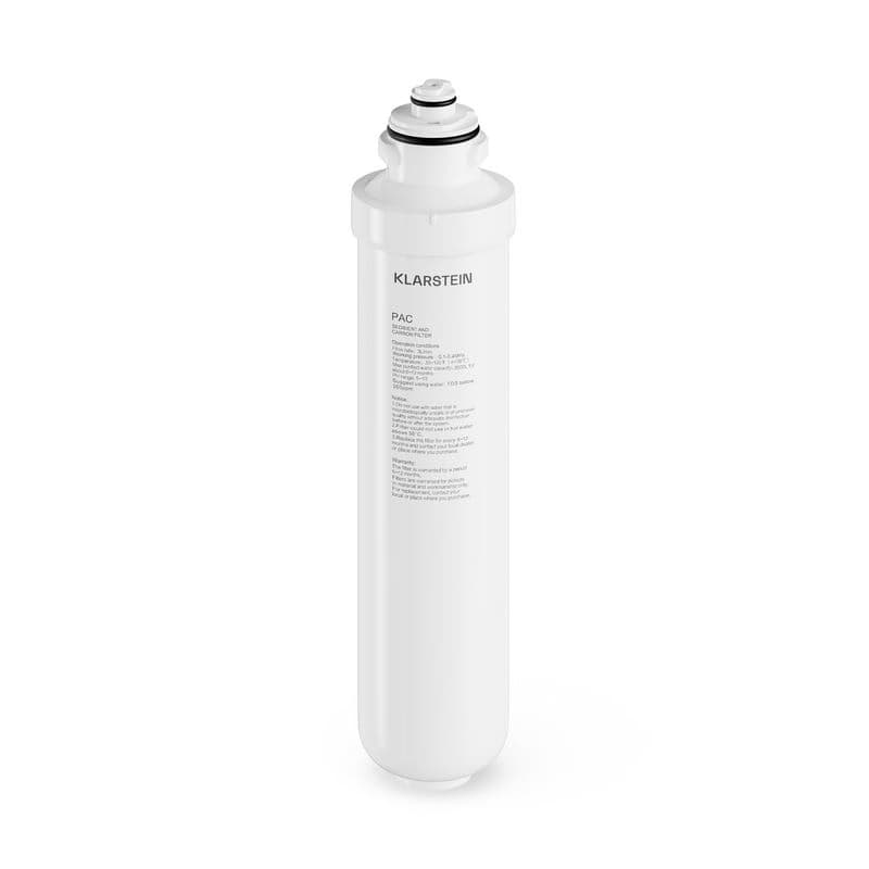 Klarstein Velaire PAC filter | 3600 litrov | Interval výmeny: každých 6 mesiacov | Plastový kryt 1