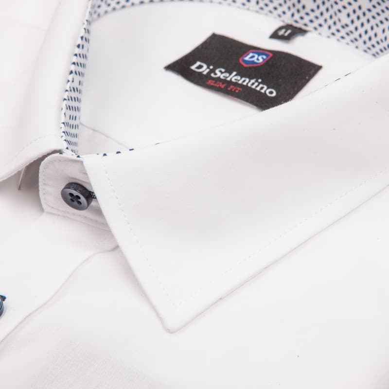 Biela elegantná košeľa v SLIM STRIHU - BelfastSLIM 2