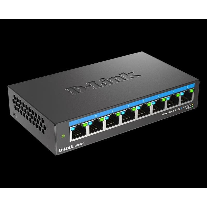 D-Link DMS-108/E 8-Port Multi-Gigabit Unmanaged Switch 3