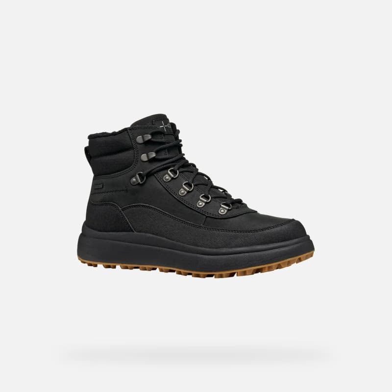 Pánske členkové zimné topánky GEOX Granito + GRIP B A M black 4