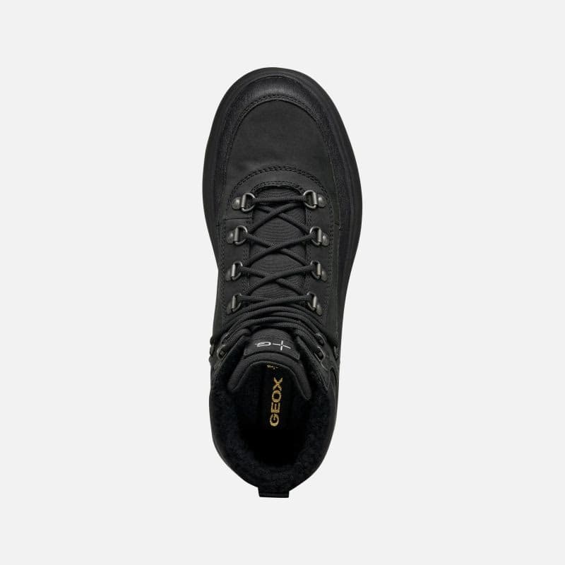 Pánske členkové zimné topánky GEOX Granito + GRIP B A M black 5