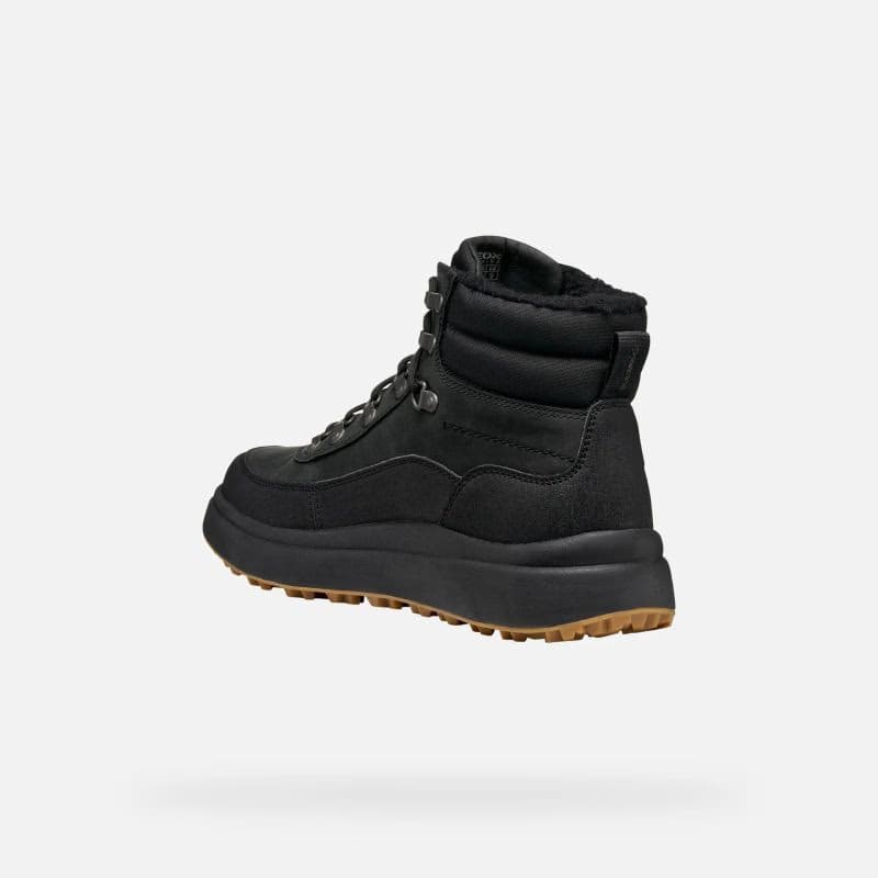 Pánske členkové zimné topánky GEOX Granito + GRIP B A M black 6