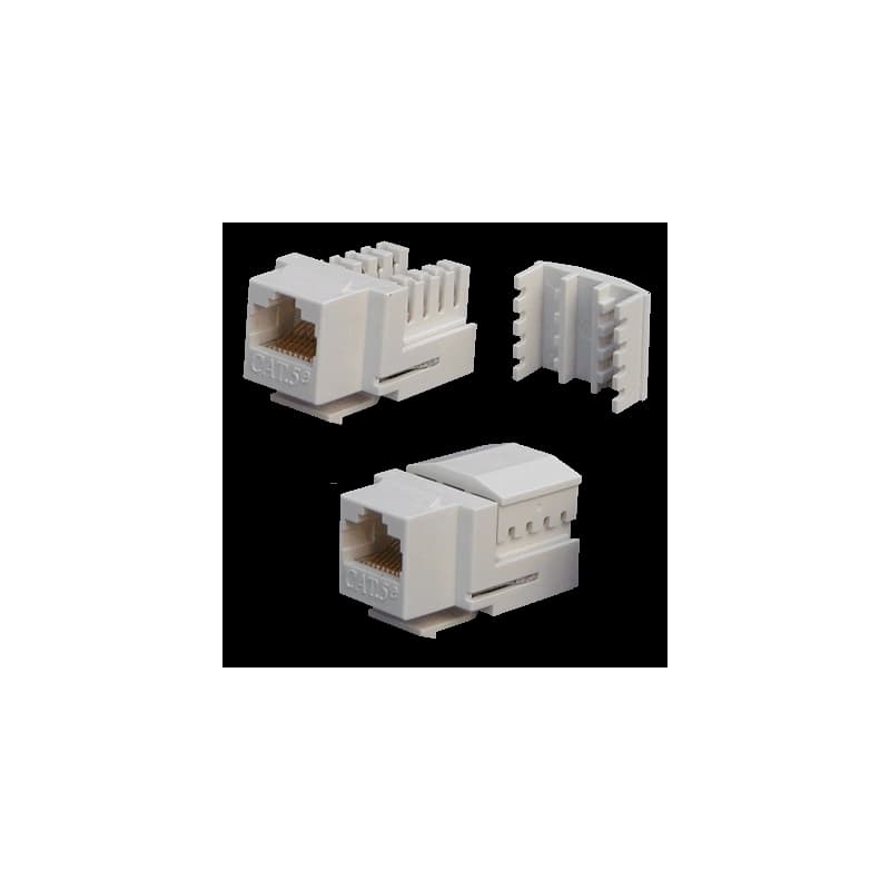 DATACOM Keystone UTP RJ45 Cat5E Dual MINI biely 1