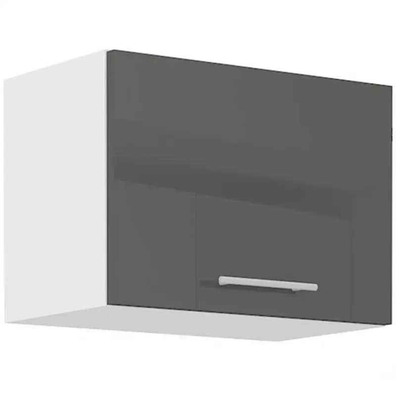 Kuchynská skrinka Lara 50gu-36 1f Mdf sedá lesk 1