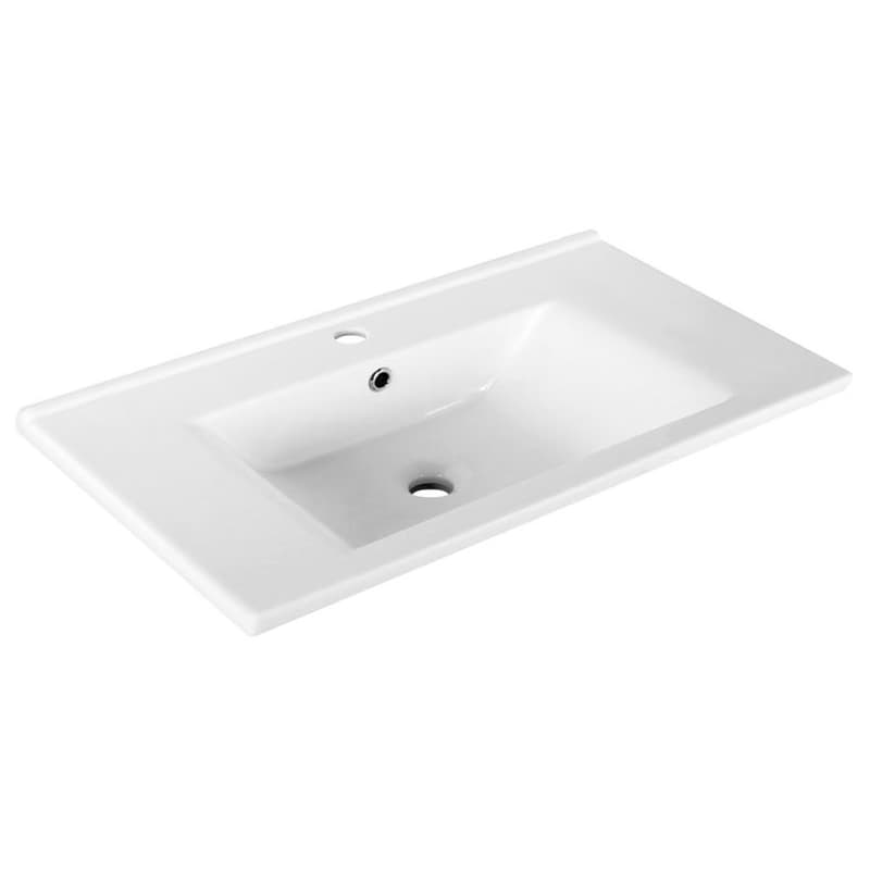 AQUALINE - ZUNO 75 keramické umývadlo nábytkové 75x45cm, biela 9075 1