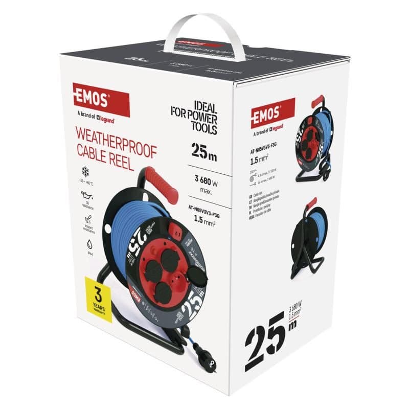 EMOS BUBEN 4Z 25M 1,5MM NEMRZNÚCI PVC KÁBEL 2