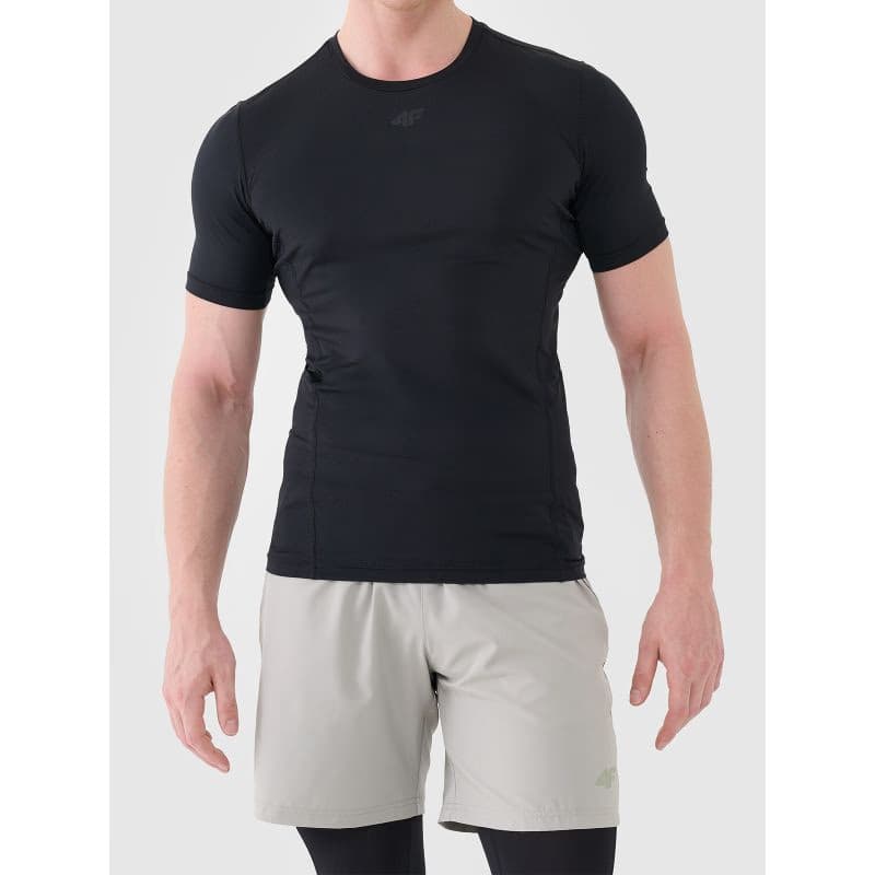 Pánske tréningové tričko s krátkym rukávom 4F TSHIRT FNK M2141-20S-DEEP BLACK 2