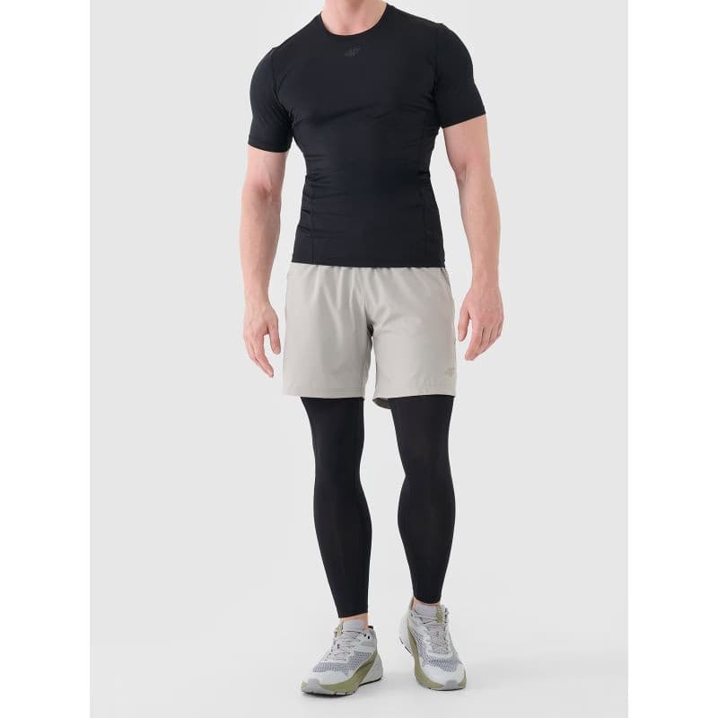 Pánske tréningové tričko s krátkym rukávom 4F TSHIRT FNK M2141-20S-DEEP BLACK 5