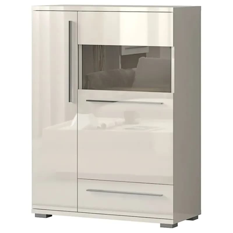 Vitrína Piano V90-2KS1F/PN-71/KA/71 lakované beige 1