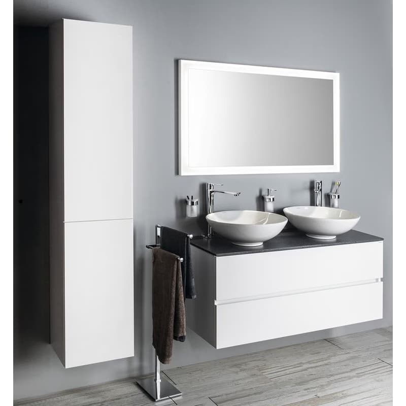SAPHO - ESPACE skrinka 35x172x32cm, 2x dvierka, ľavá/pravá, biela lesk ESC230-3030 2