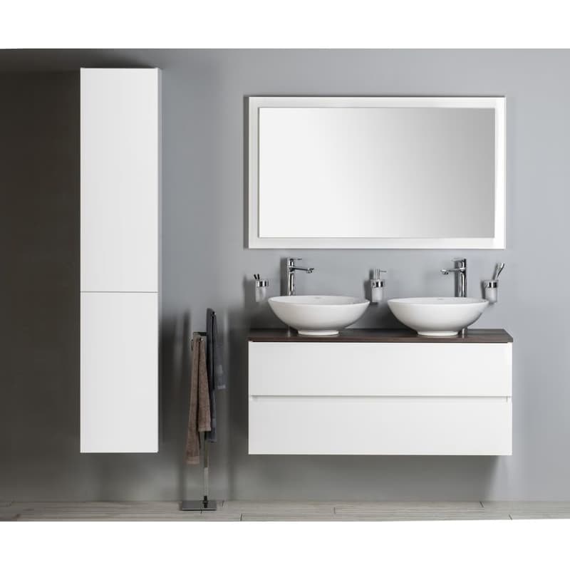 SAPHO - ESPACE skrinka 35x172x32cm, 2x dvierka, ľavá/pravá, biela lesk ESC230-3030 3