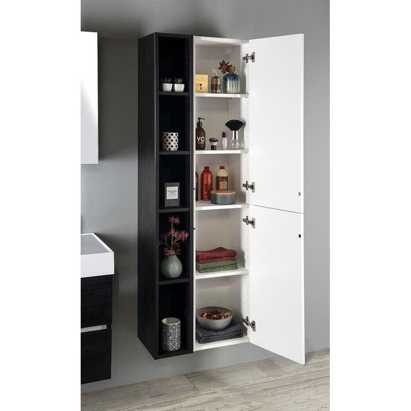 SAPHO - ESPACE skrinka 35x172x32cm, 2x dvierka, ľavá/pravá, biela lesk ESC230-3030 6