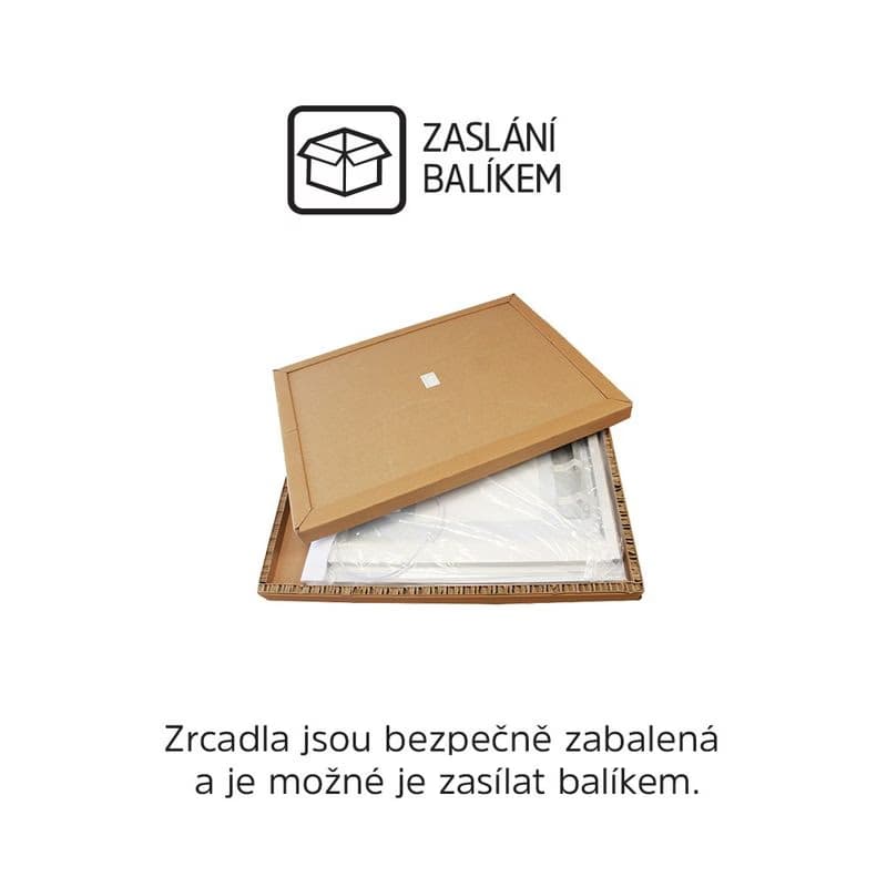 Mereo Zrkadlo 100x70 cm s LED osvetlením a odhmlievaním CN151 6
