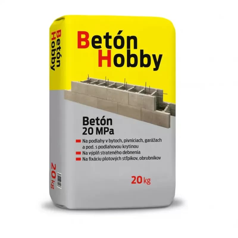 BETÓN HOBBY Betón 20 MPa 20 kg 1