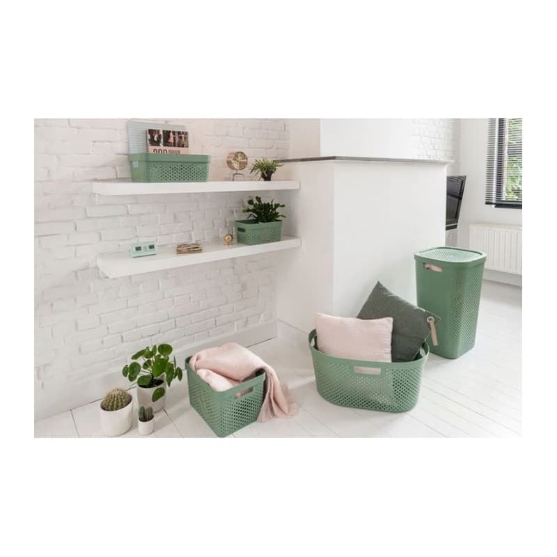 CURVER Úložný box INFINITY DOTS 11l recyklovaný plast | zelená 2
