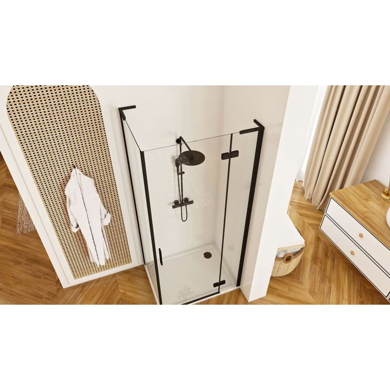 REA/S - Sprchová kabína Hugo Black 80x90 KPL-45221 5