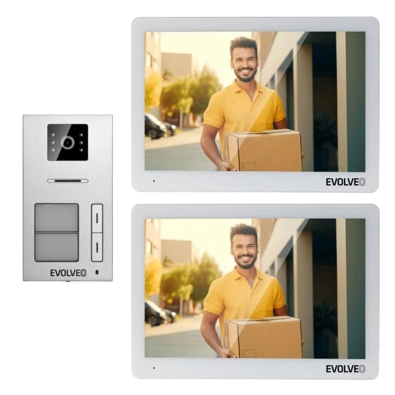 EVOLVEO DoorPhone 20-2W - 2 drôtový videotelefón s aplikáciou pre dve domácnosti a 32GB pamäťou 2