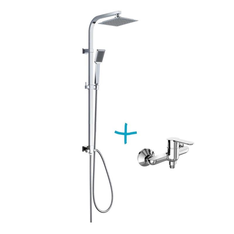 Mereo Sprchová súprava Quatro a sprchová batéria Zuna 150 mm CB609Z