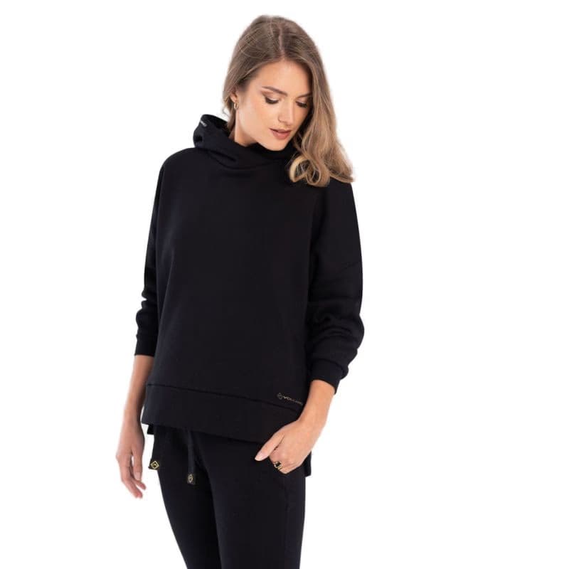 Dámska zateplená mikina s kapucňou VOLCANO B-VENA-700-BLACK 3