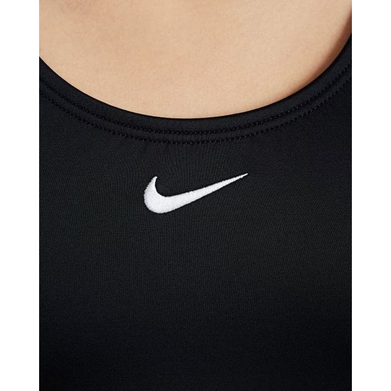 Dievčenské dvojdielne plavecké plavky NIKE SWIM LOGO TAPE BLACK-BLACK 6