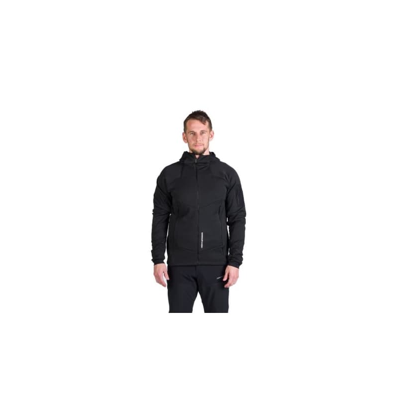 Pánska turistická mikina so zipsom NORTHFINDER GIOELE-411greyblack 1
