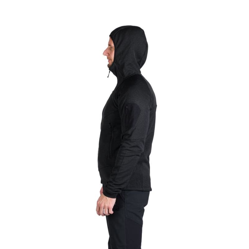 Pánska turistická mikina so zipsom NORTHFINDER GIOELE-411greyblack 4