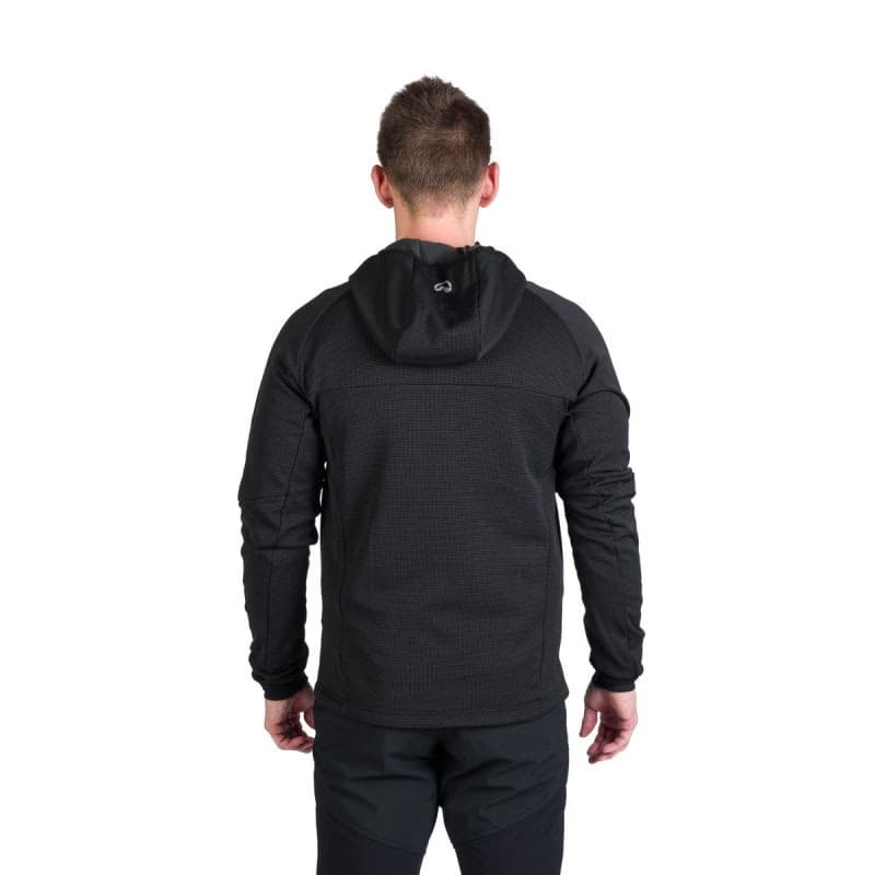 Pánska turistická mikina so zipsom NORTHFINDER GIOELE-411greyblack 5